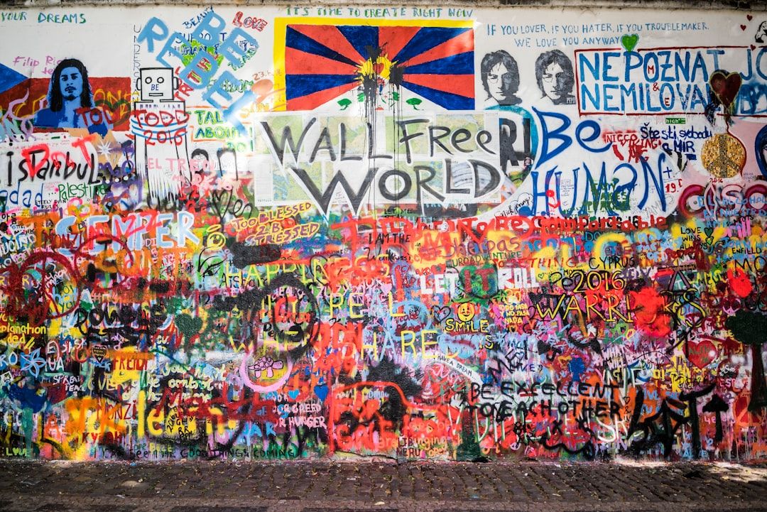 Lennon Wall - A Graffiti-Covered Tribute to Peace and Free Expression