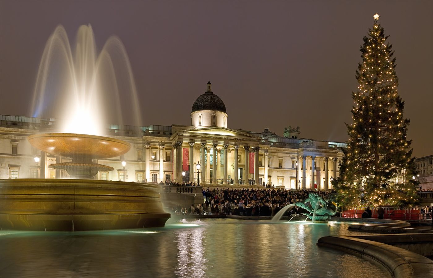 Trafalgar Square Christmas Tree - The Gift from Norway