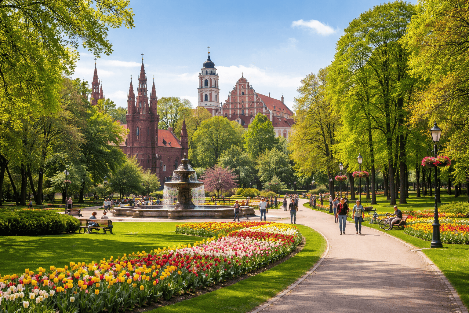Bernardinai Garden - The Most Beautiful Park in the Old Town