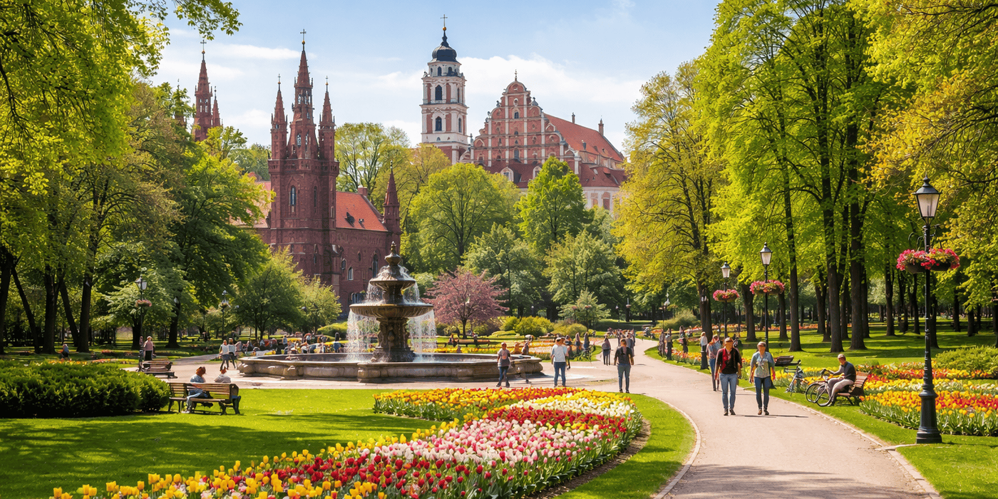 Hotels near Bernardinai Garden