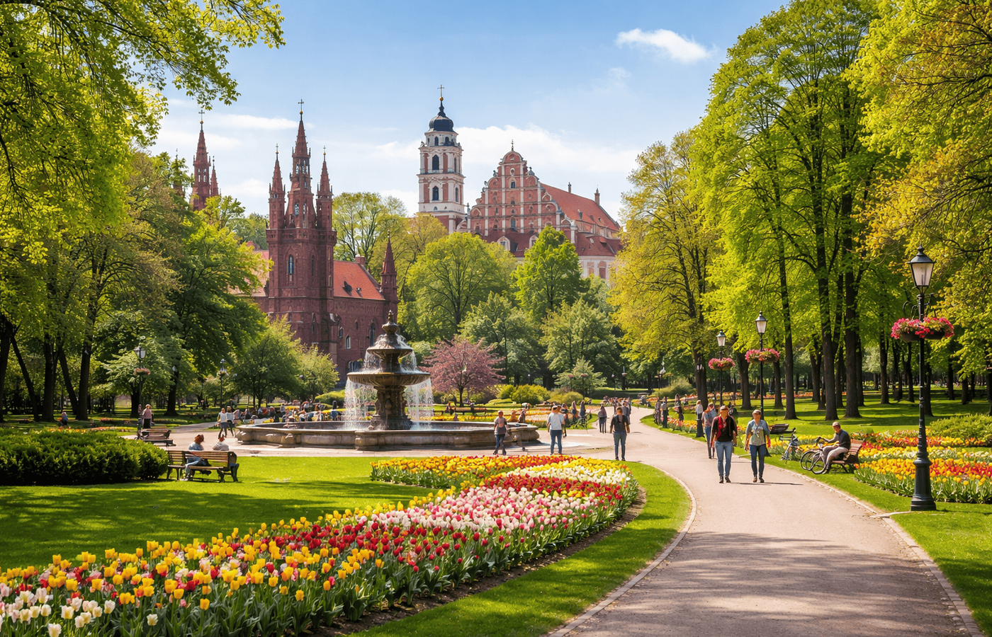 Bernardinai Garden - The Most Beautiful Park in the Old Town