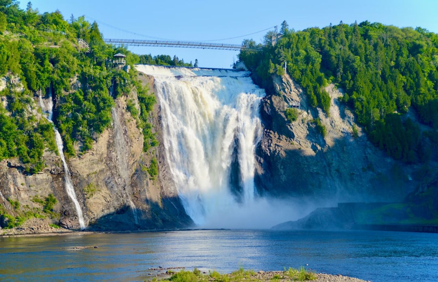 Montmorency Falls - Higher Than Niagara, With a Bridge Across the Top