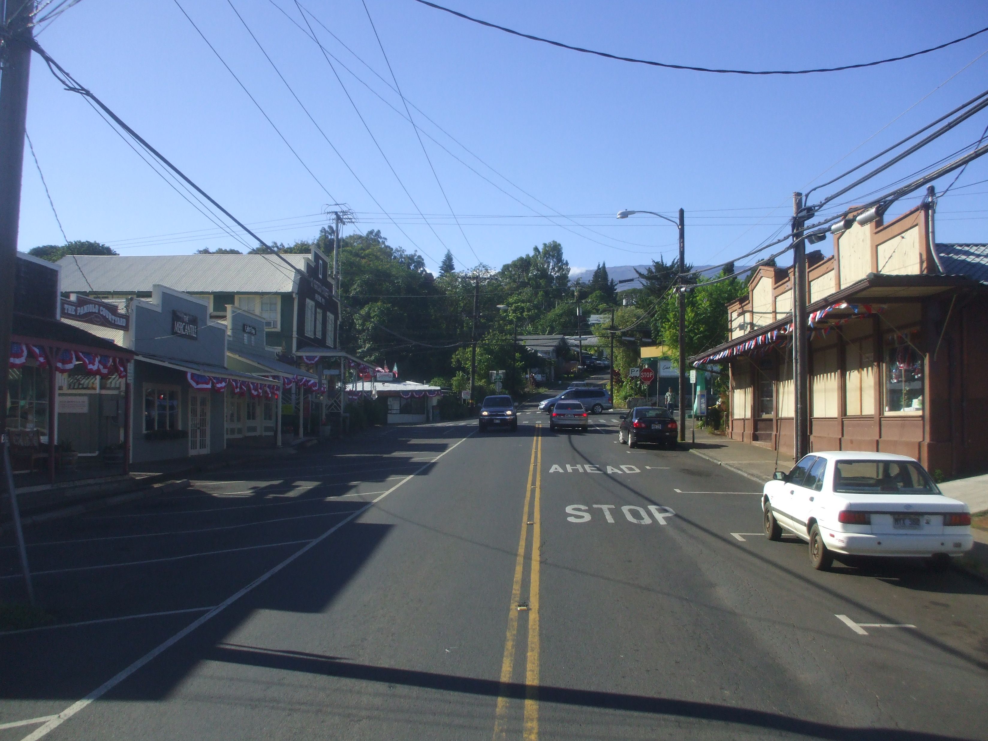Makawao Town and Upcountry Maui - Paniolo Country at 1,600 Feet