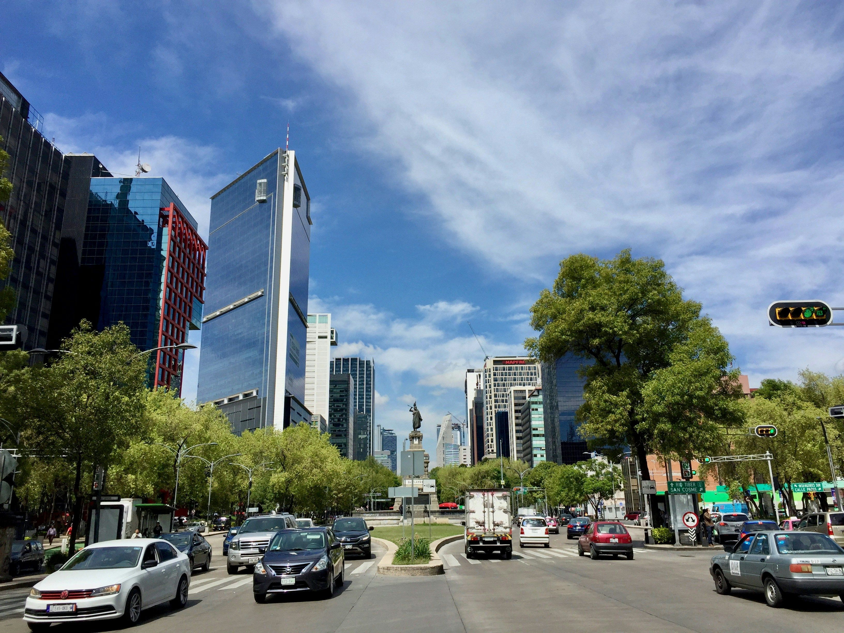 Reforma and Juarez - Along the City's Grand Avenue