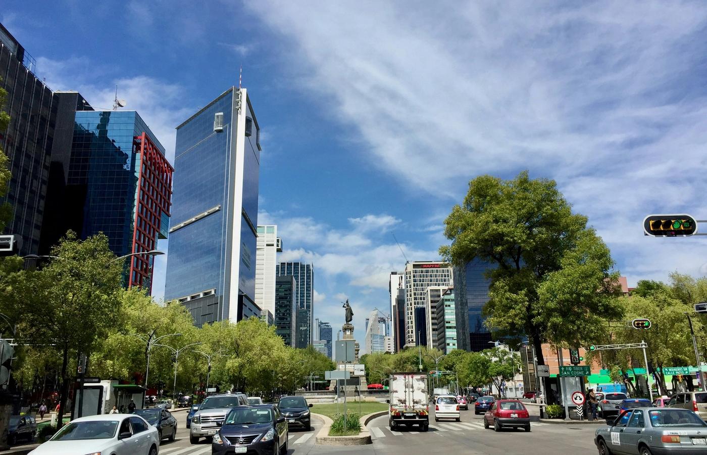 Reforma and Juarez - Along the City's Grand Avenue