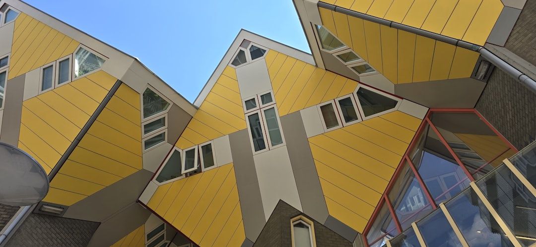 Cube Houses (Kubuswoningen) - Piet Blom's Tilted Yellow Homes