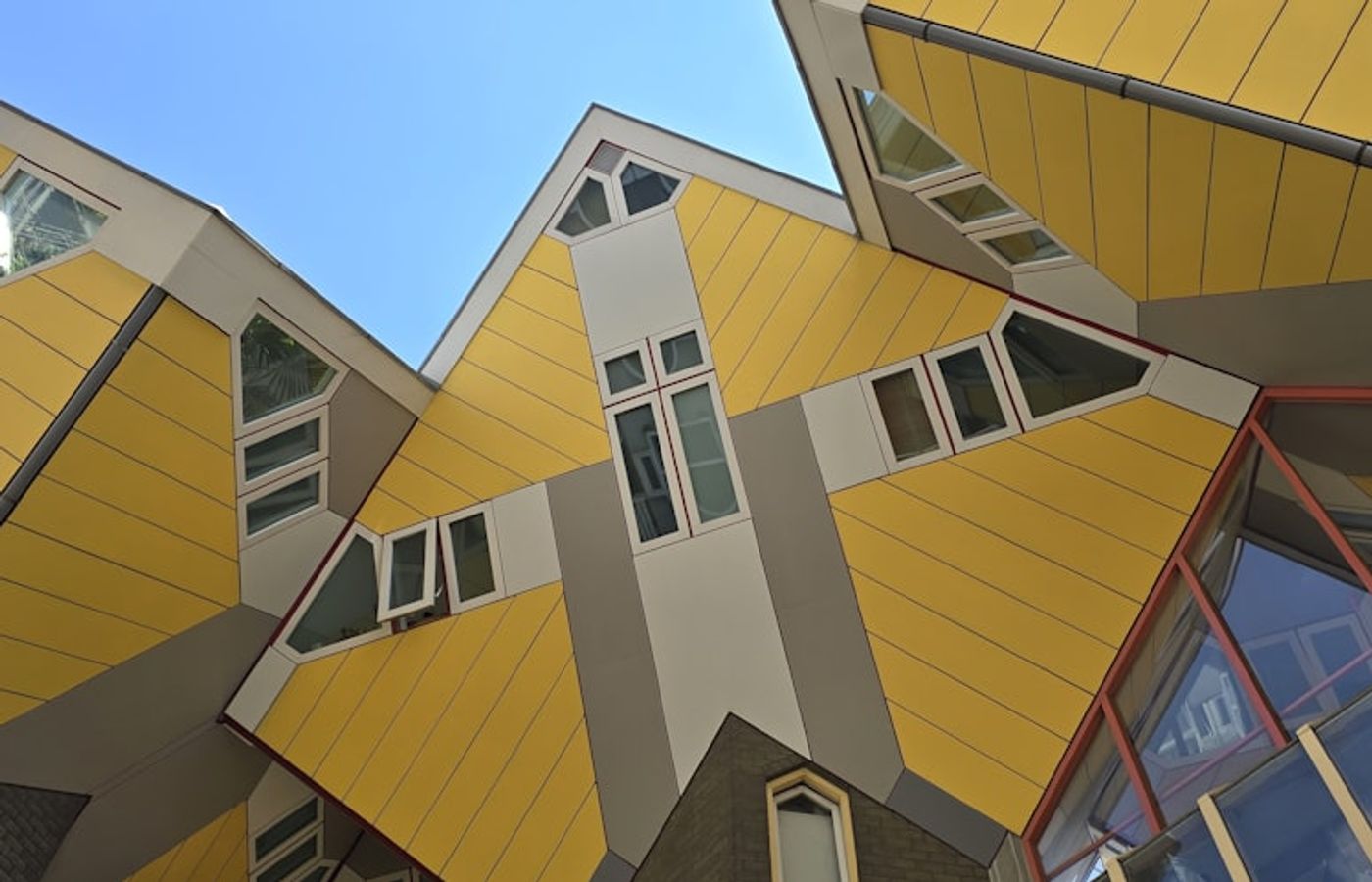 Cube Houses (Kubuswoningen) - Piet Blom's Tilted Yellow Homes