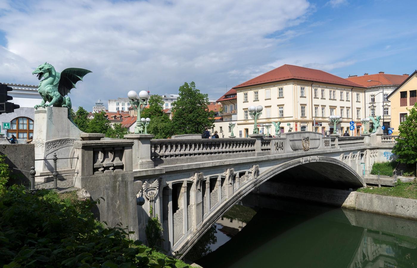 Dragon Bridge (Zmajski most) - The Art Nouveau Icon
