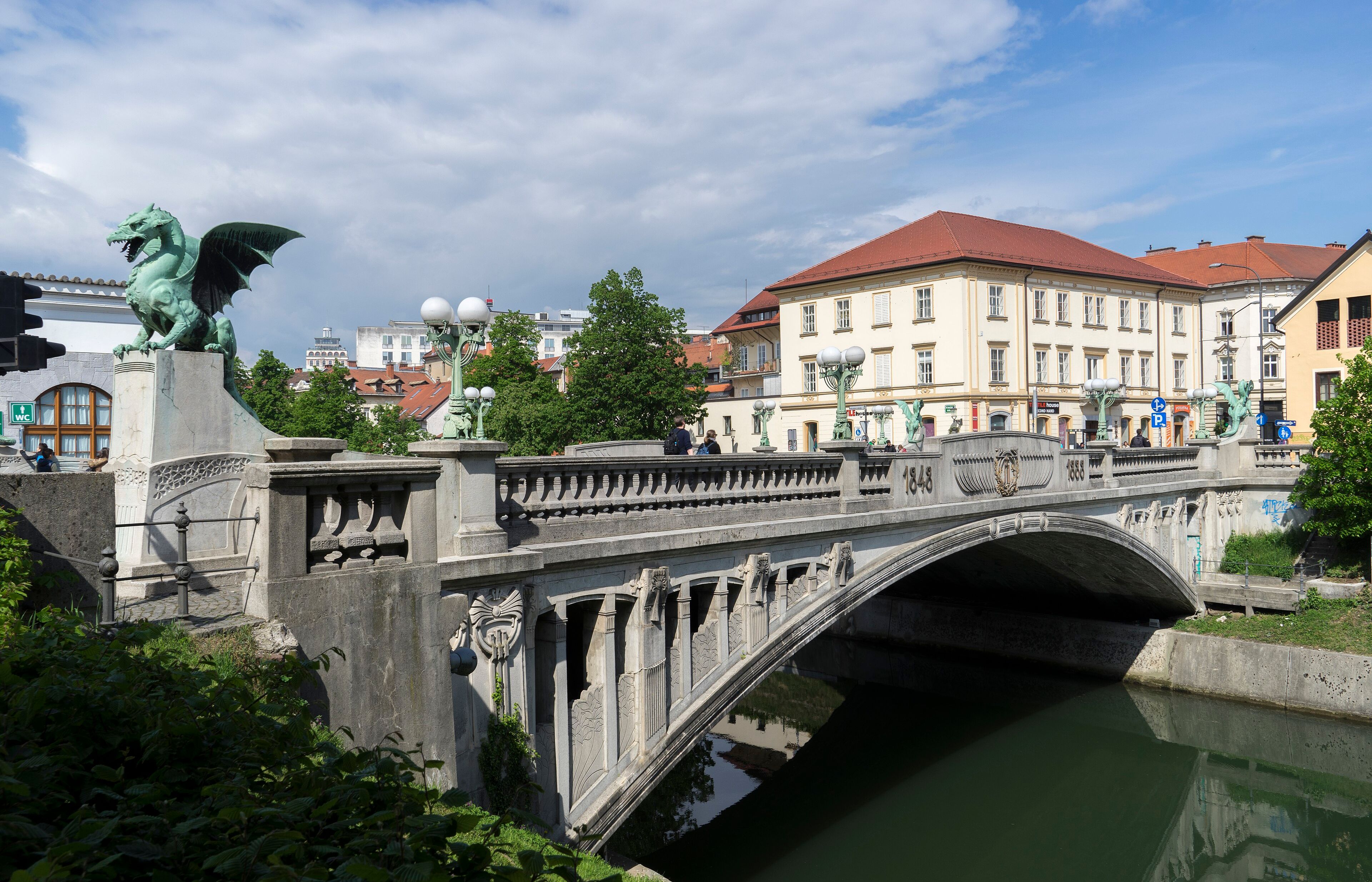 Dragon Bridge (Zmajski most) - The Art Nouveau Icon
