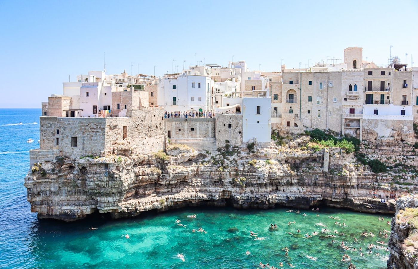 Polignano a Mare - Cliff-Top Old Town and Lama Monachile Cove