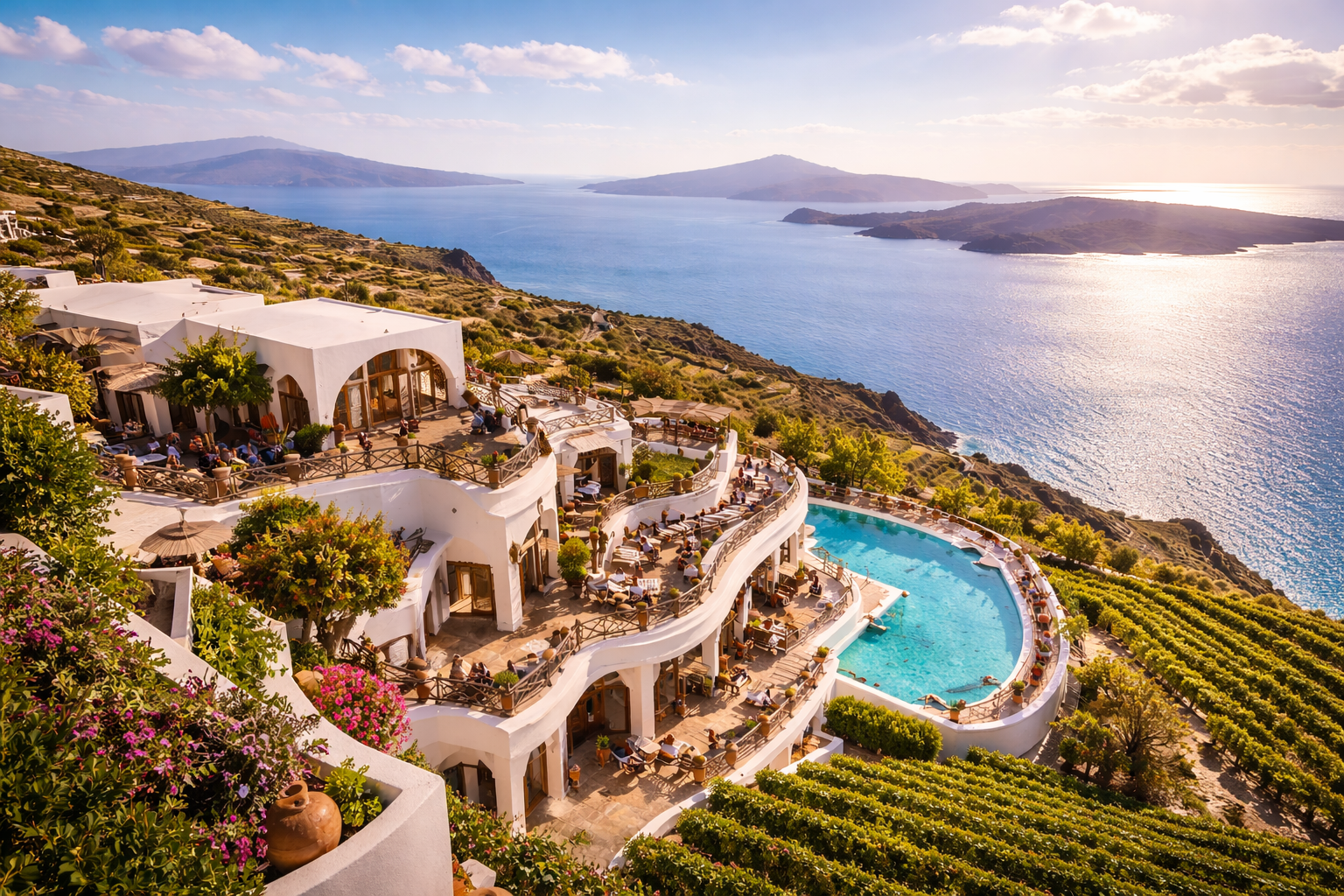 Hotels near Pyrgos Village and Santo Wines