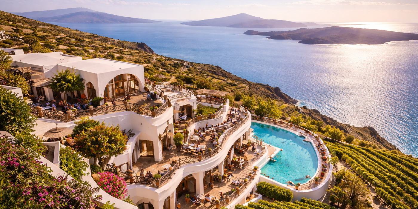 Hotels near Pyrgos Village and Santo Wines