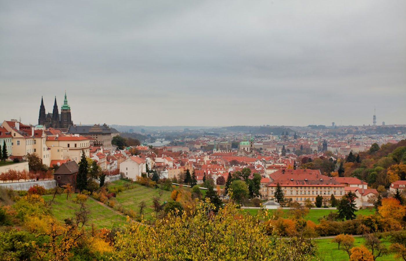 Prague Castle - Gardens in Their Last Month