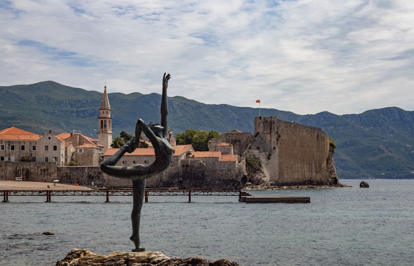 Ballerina Statue - Budva's Symbol by the Sea