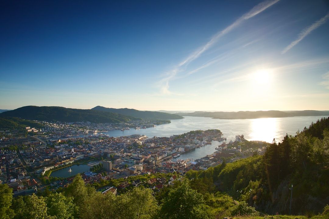 Mount Fløyen - The Funicular View Over Bergen