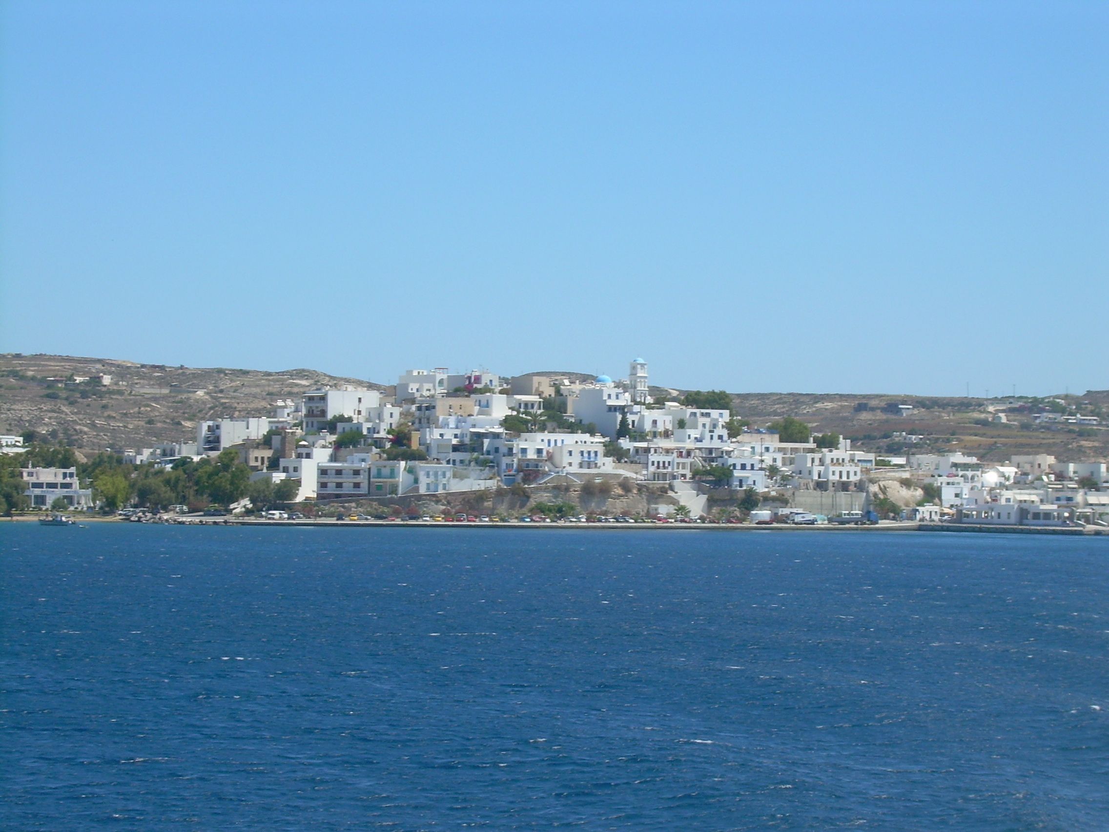 Adamas Town and the Milos Mining Museum - Port, Promenade and Geology
