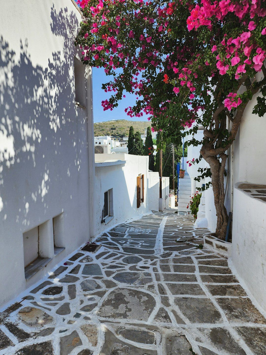 Lefkes Village and the Byzantine Marble Footpath