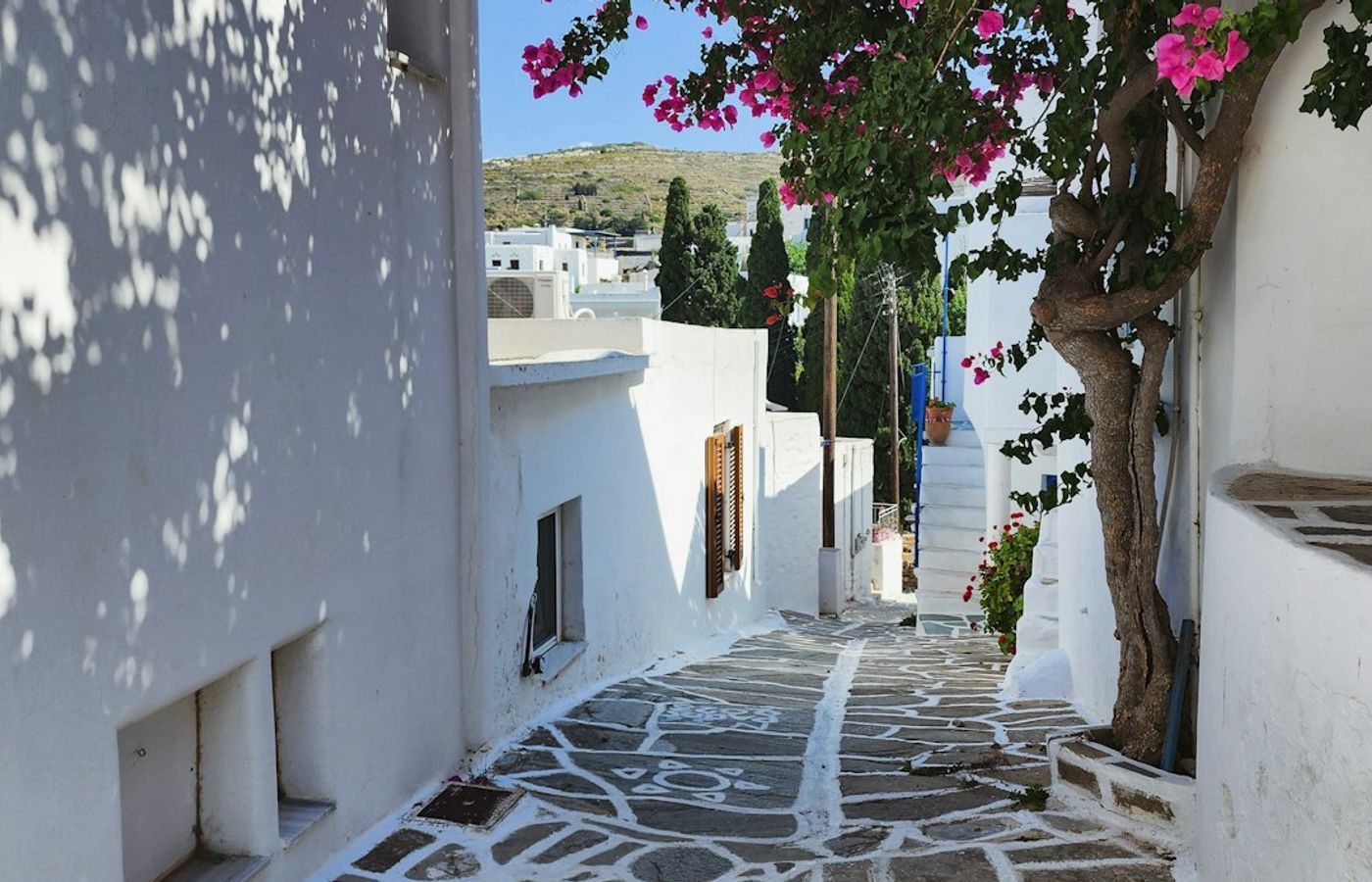 Lefkes Village and the Byzantine Marble Footpath
