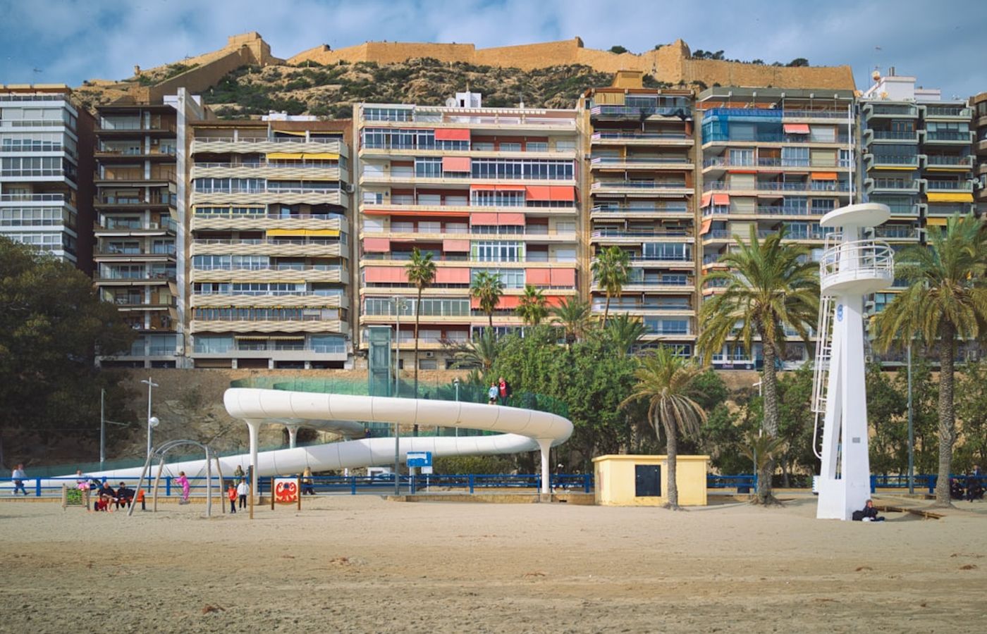 Postiguet Beach - The City Beach Below the Castle