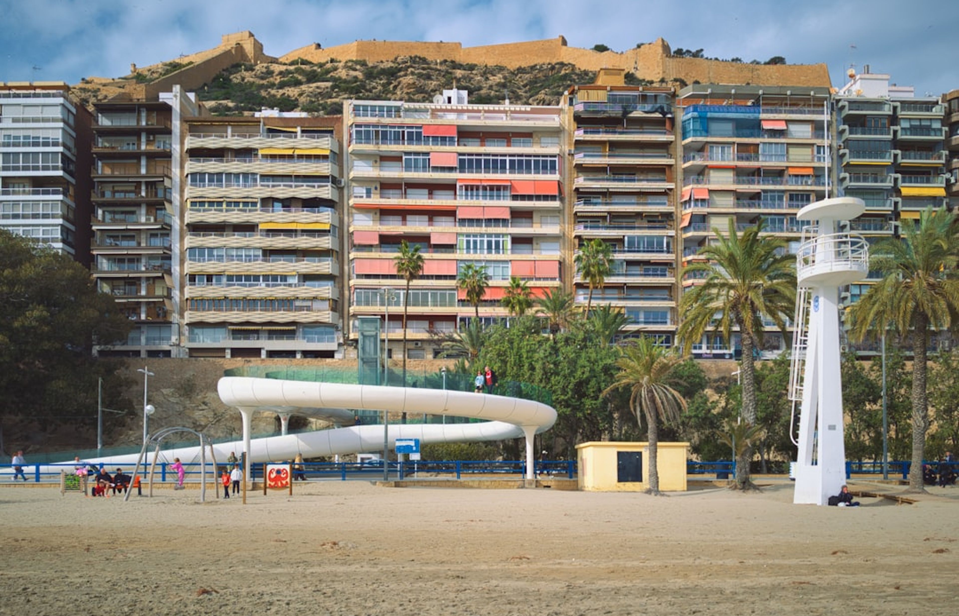 Postiguet Beach - The City Beach Below the Castle