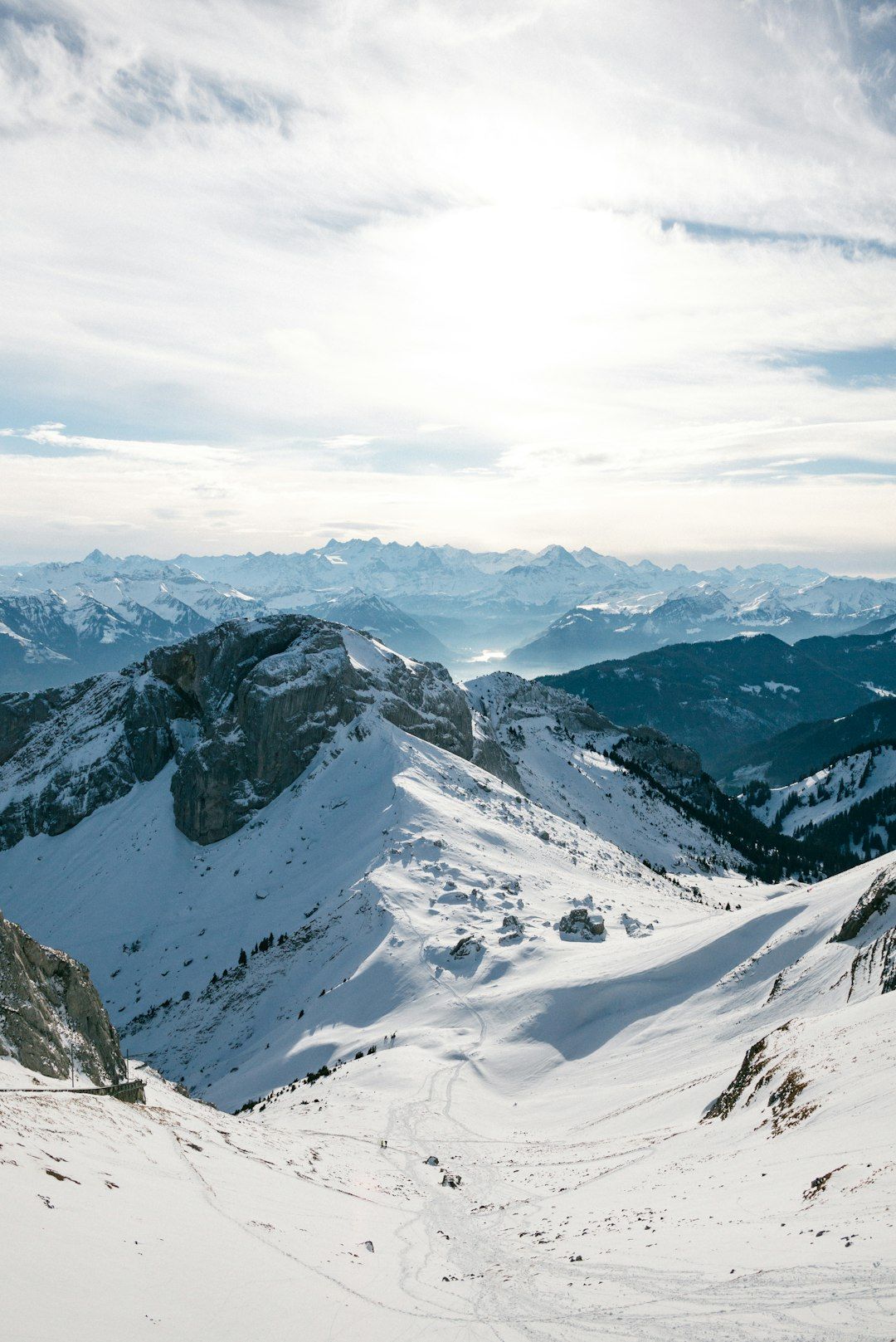 Mount Pilatus (2,128 m) via Cogwheel Railway from Alpnachstad