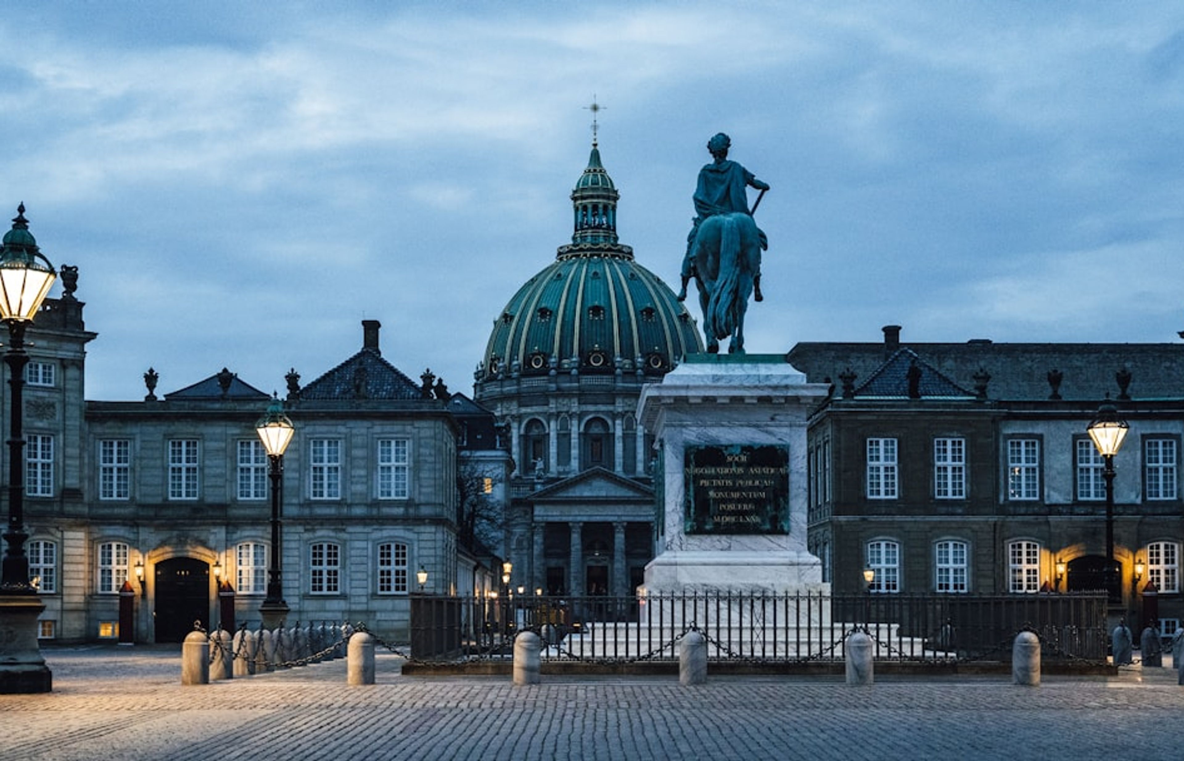 Amalienborg Palace and the Marble Church