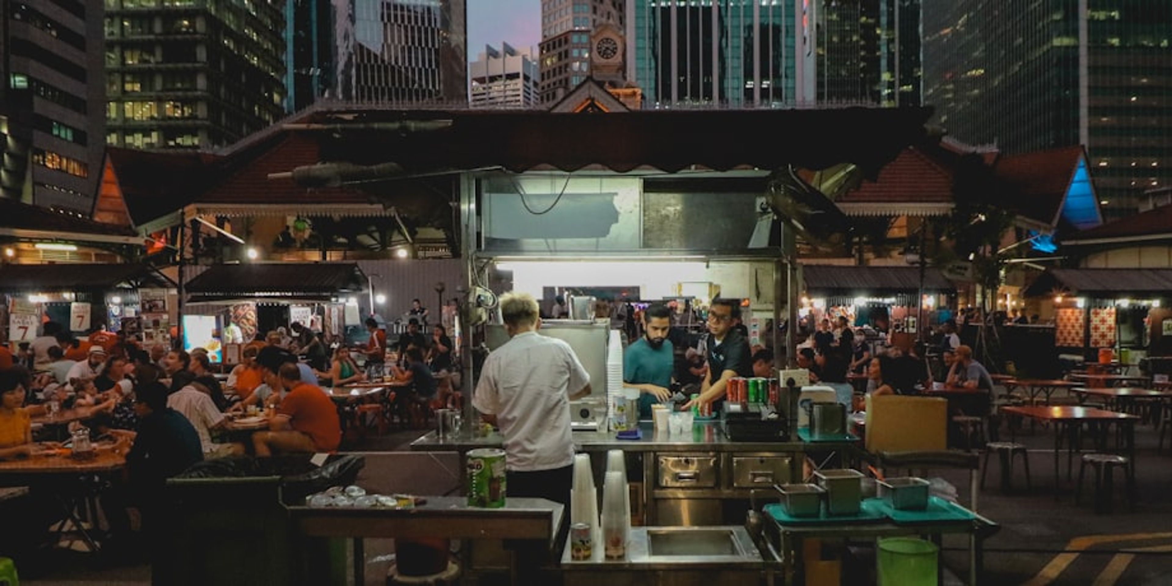 Hotels near Hawker Centres