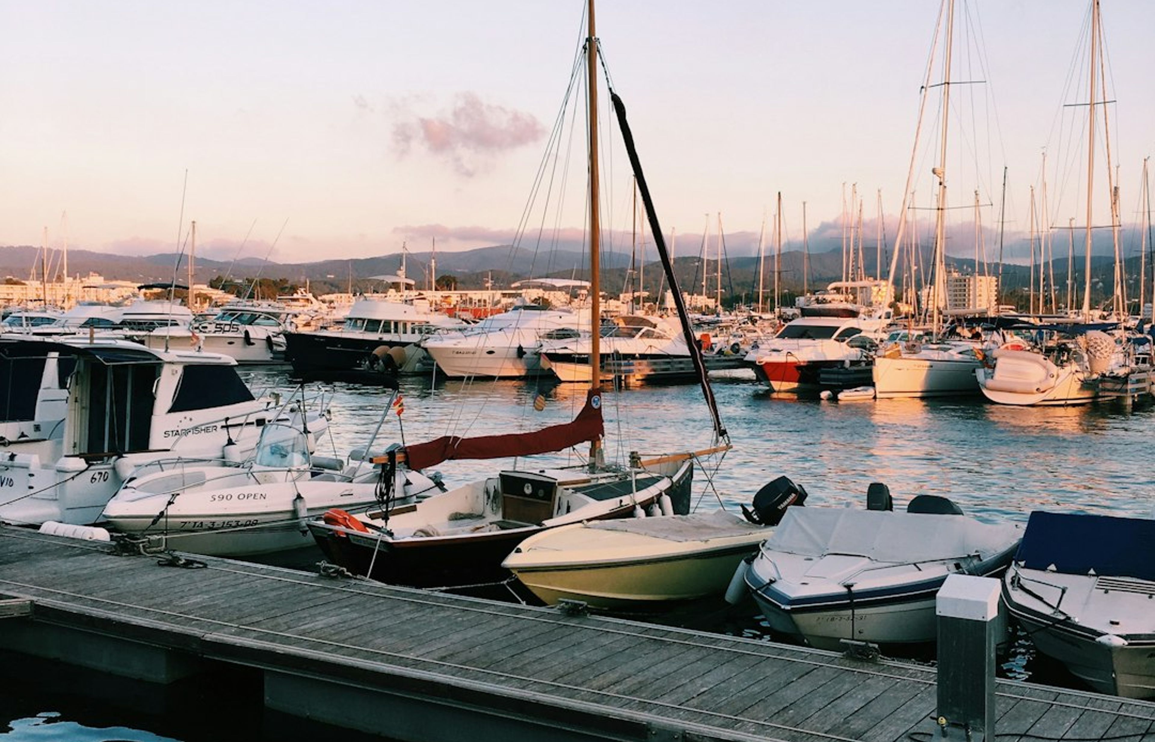 Ibiza Town Harbour Promenade - An Evening Walk Along the Port