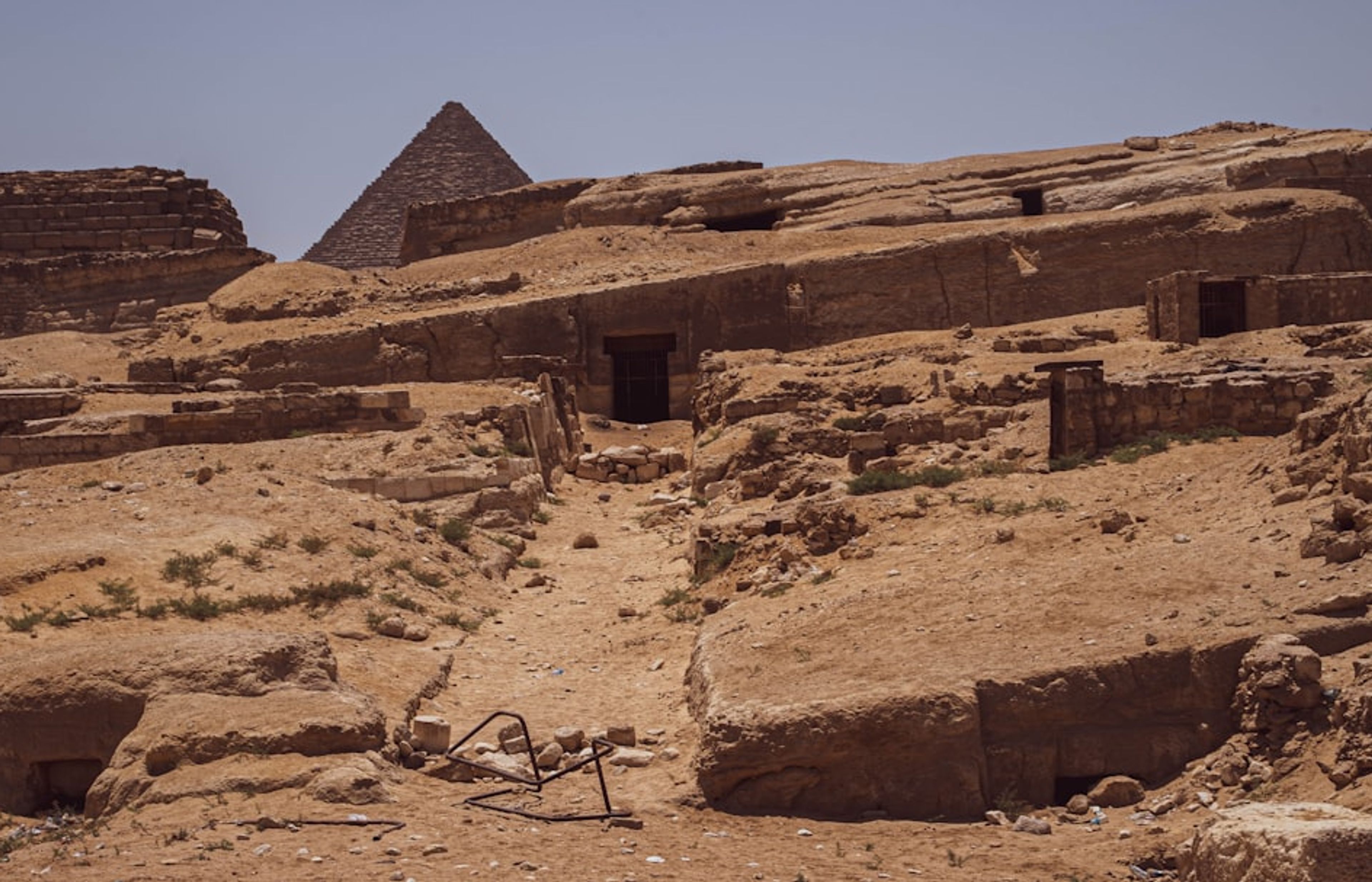 Great Pyramid Interior - Climb into Khufu's burial chamber