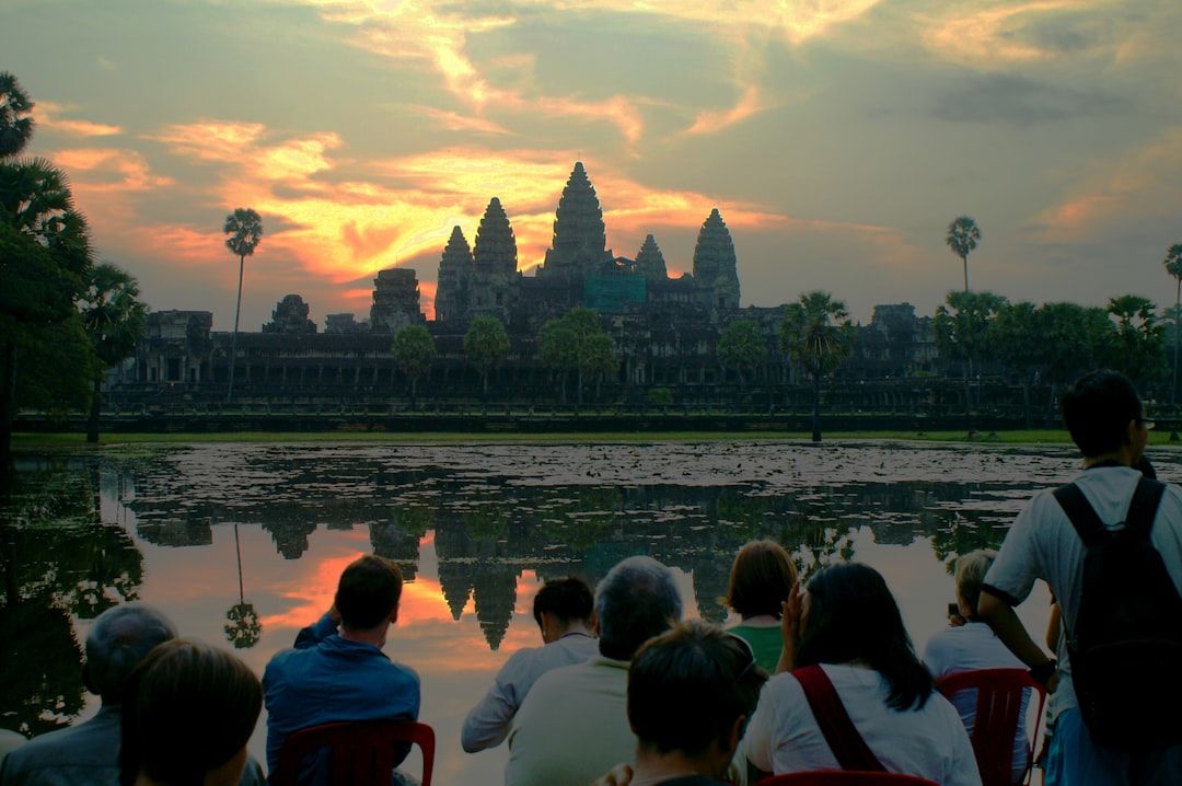 Phnom Bakheng at Sunset - The Hilltop View Over Angkor Wat
