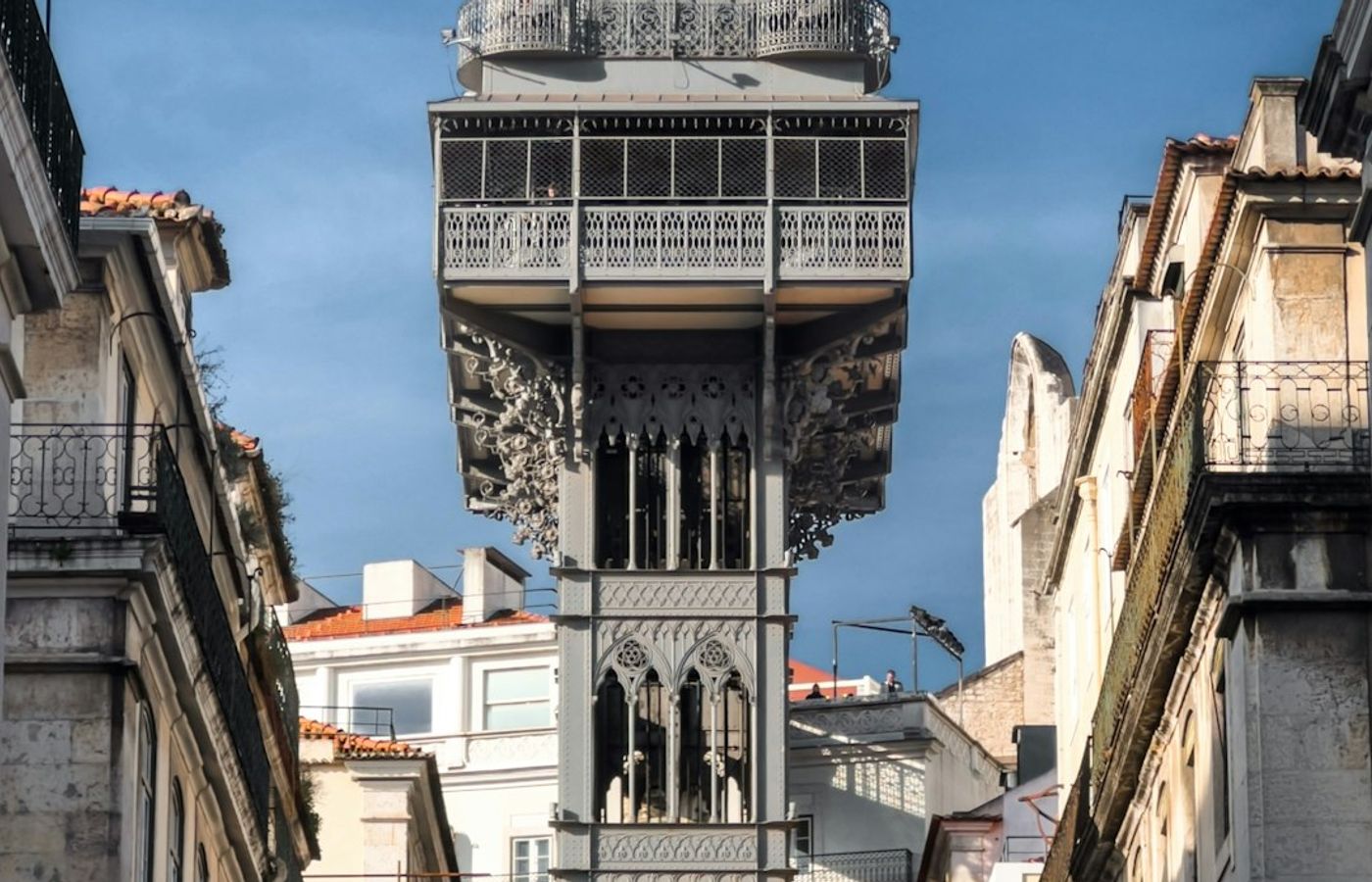 Elevador de Santa Justa - The Iron Lift Connecting Baixa to Chiado