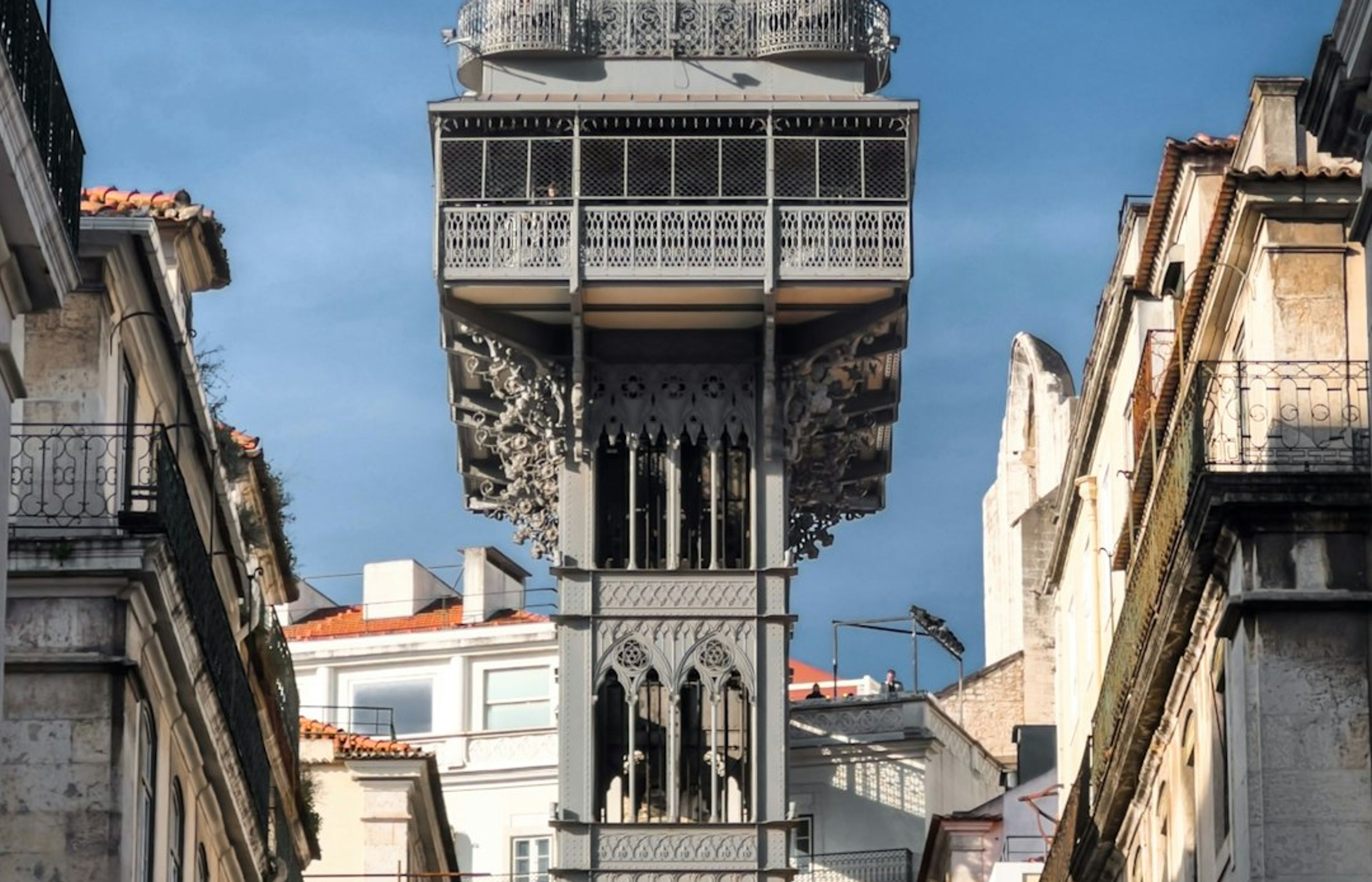 Elevador de Santa Justa - The Iron Lift Connecting Baixa to Chiado