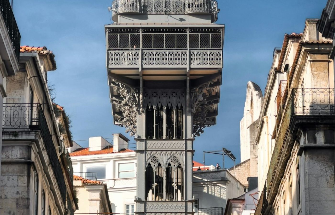 Elevador de Santa Justa - The Iron Lift Connecting Baixa to Chiado