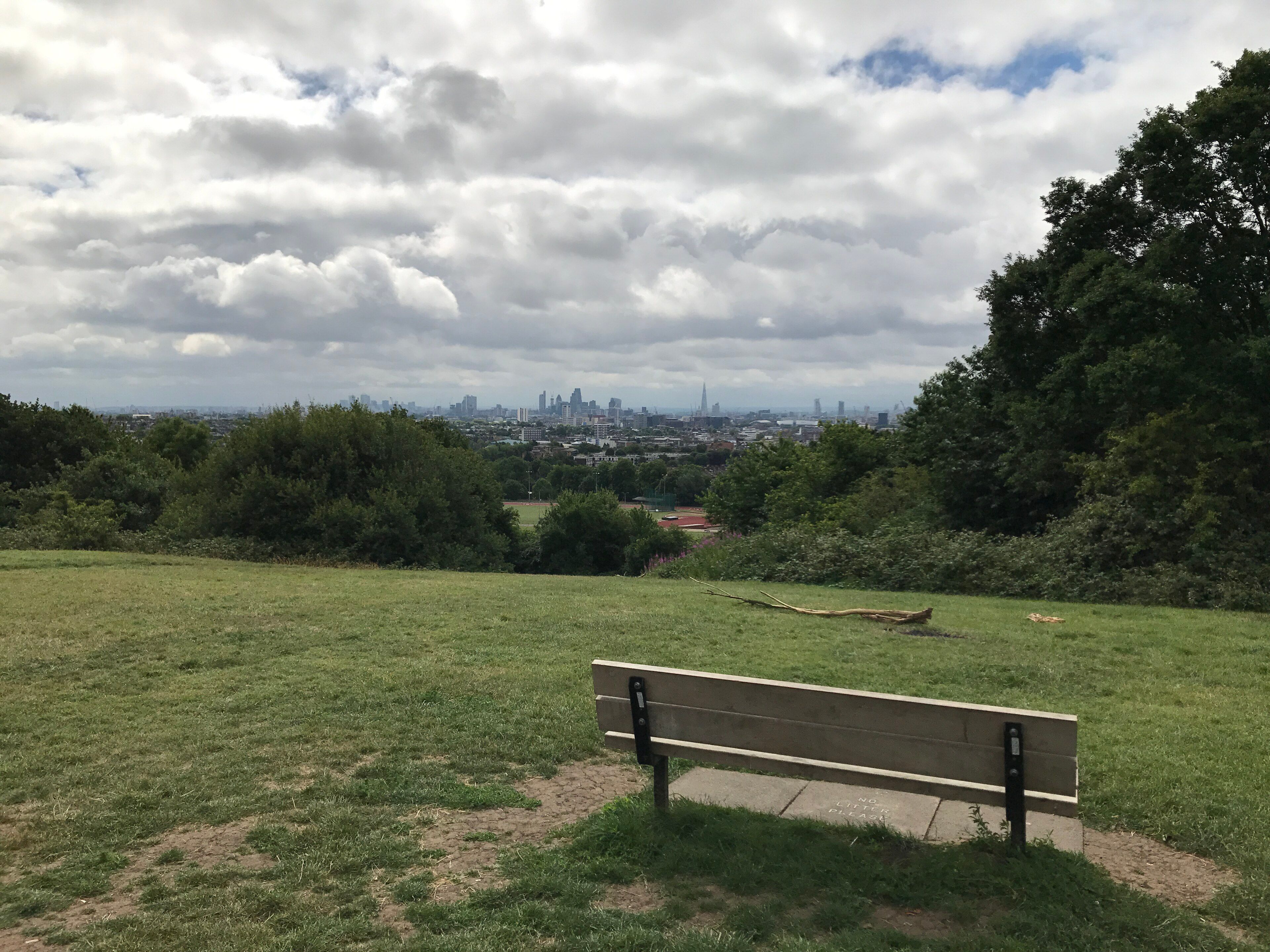 Hampstead Heath and Parliament Hill - Autumn Woods and a Skyline View
