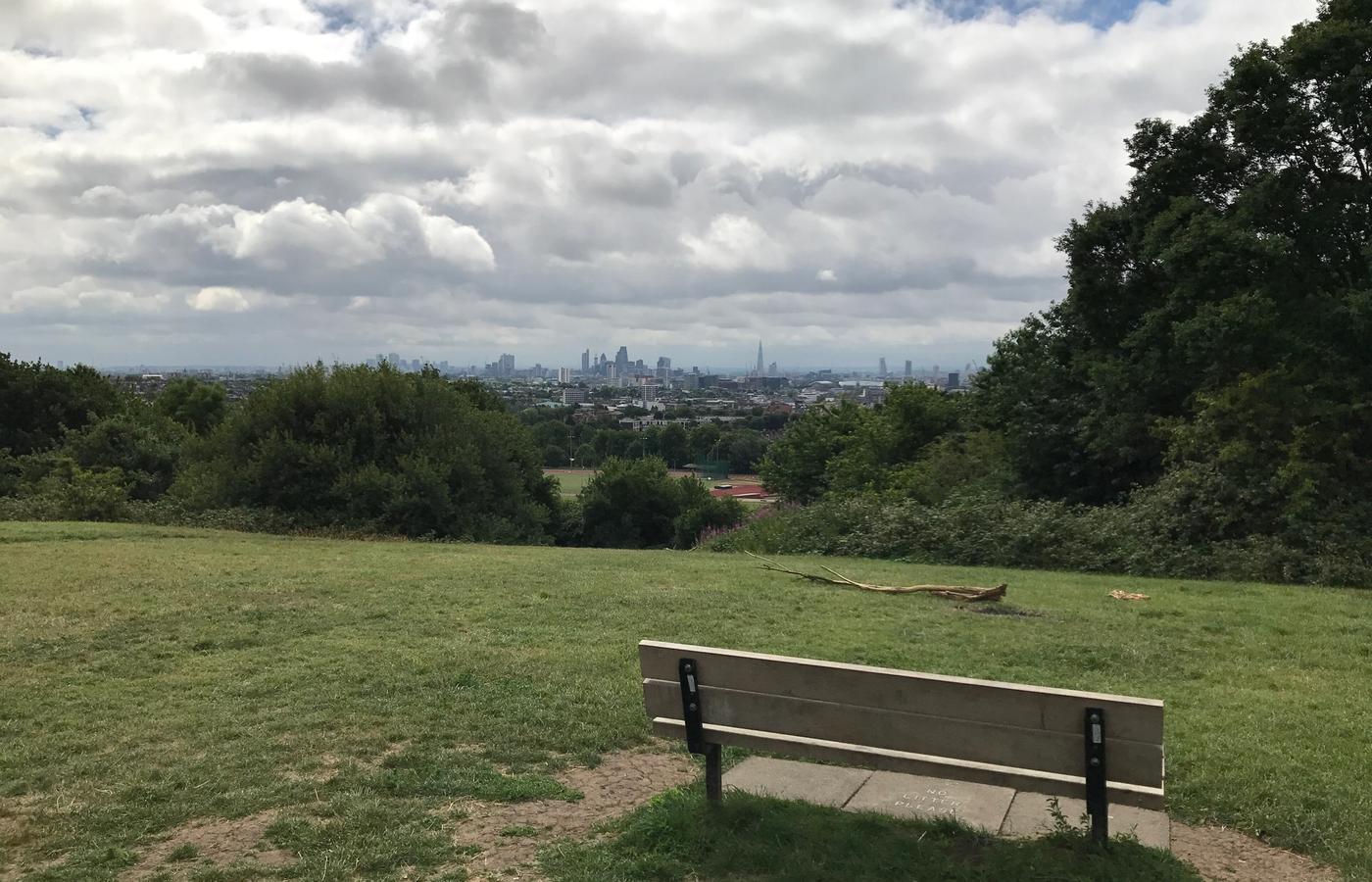 Hampstead Heath and Parliament Hill - Autumn Woods and a Skyline View