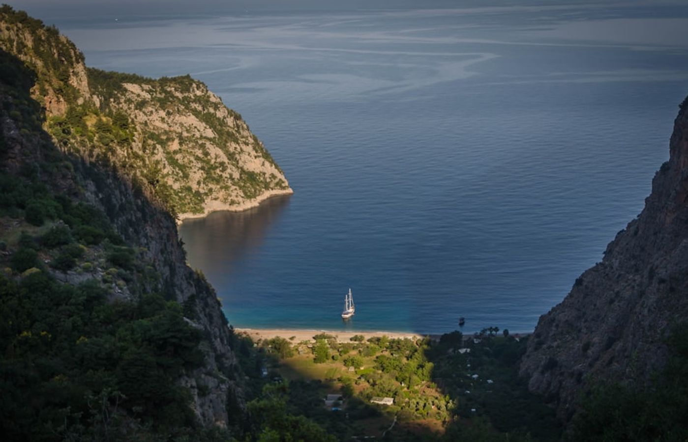 Butterfly Valley (Kelebekler Vadisi) - Cliff-Walled Cove Reachable Only by Sea