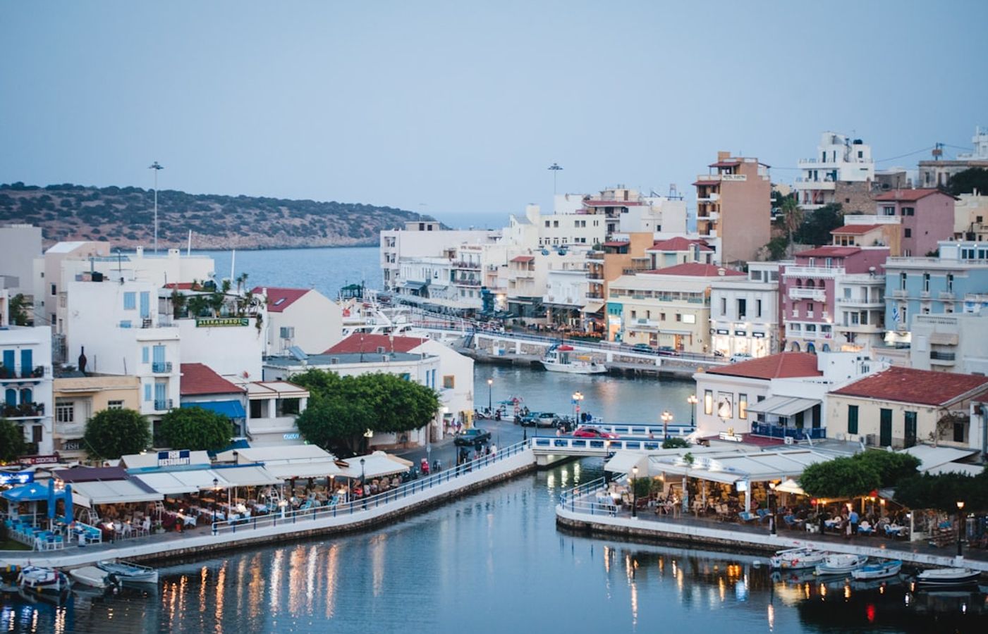 Agios Nikolaos and Lake Voulismeni