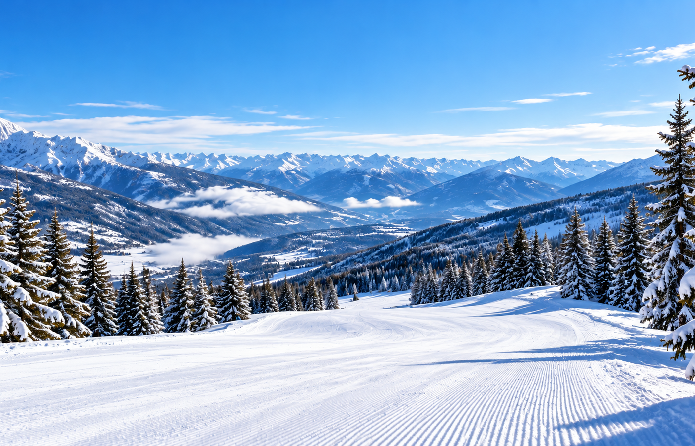 Shiligarnik 1 (Piste No. 5) - The Longest Blue for Beginners