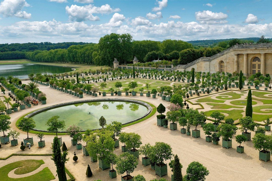 Chateau de Versailles Gardens - Formal Avenues in Full Colour
