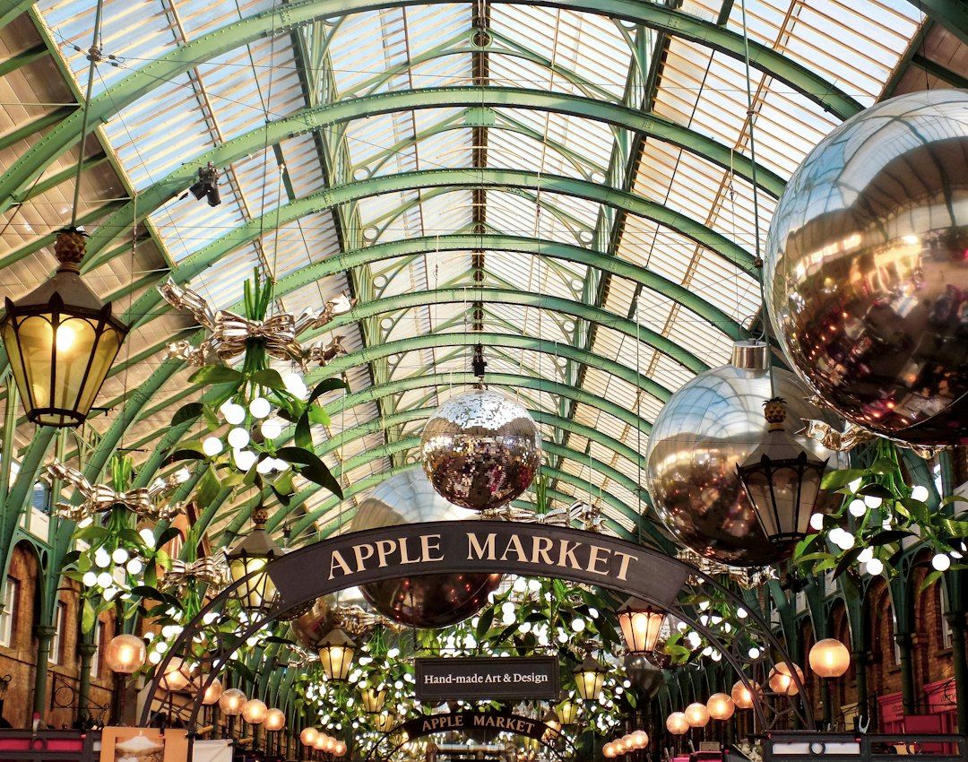Covent Garden at Christmas - Giant Tree and Market Halls