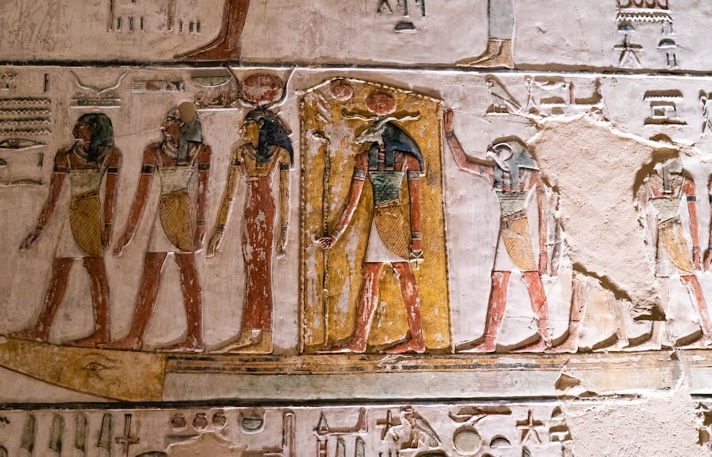 Valley of the Queens - Nefertari's painted tomb