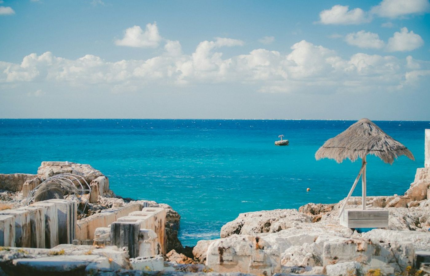 Cozumel's West Coast - Clear Water Beyond the Sargassum