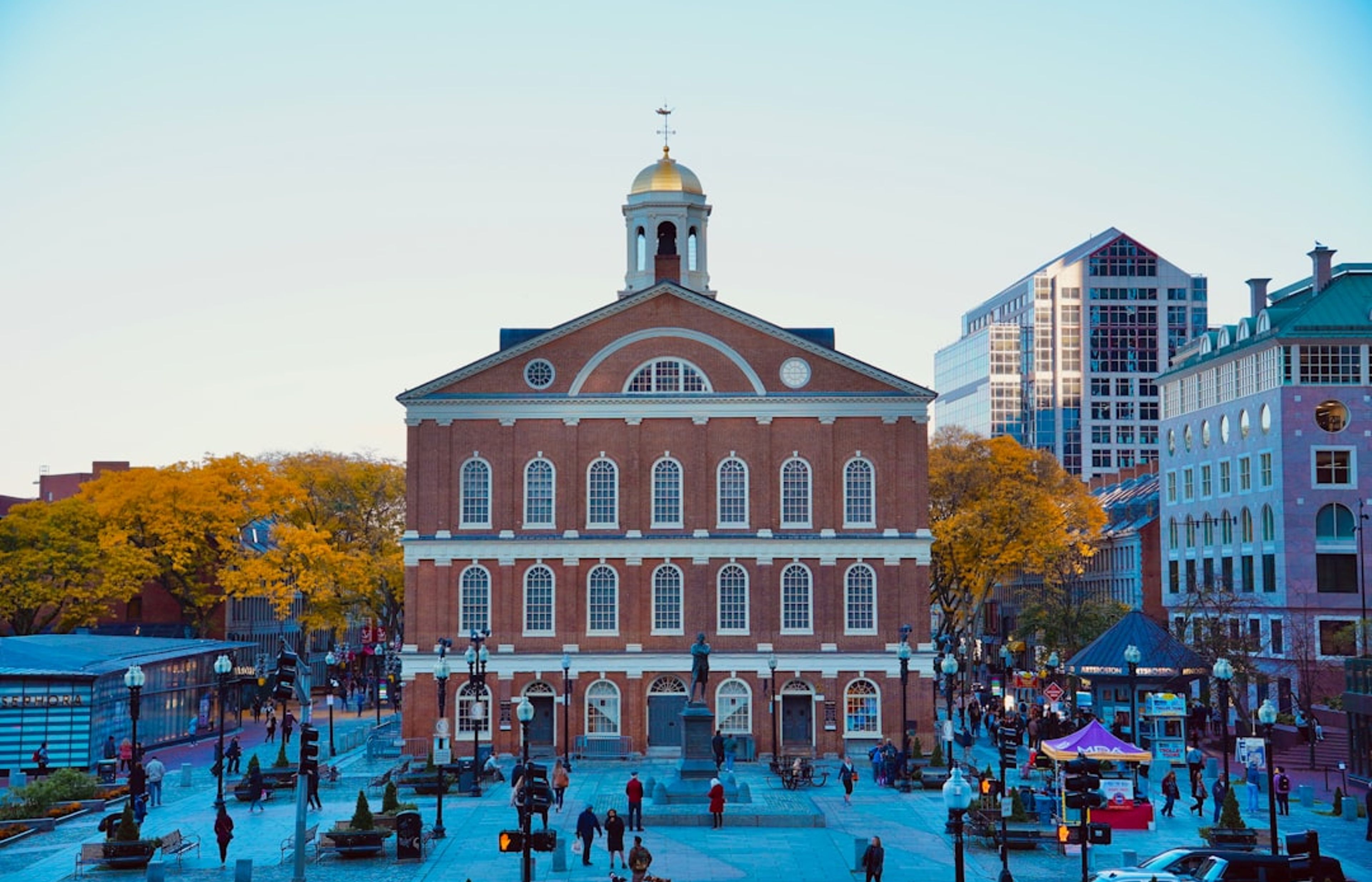 Faneuil Hall and Quincy Market - The Cradle of Liberty and a Food Hall