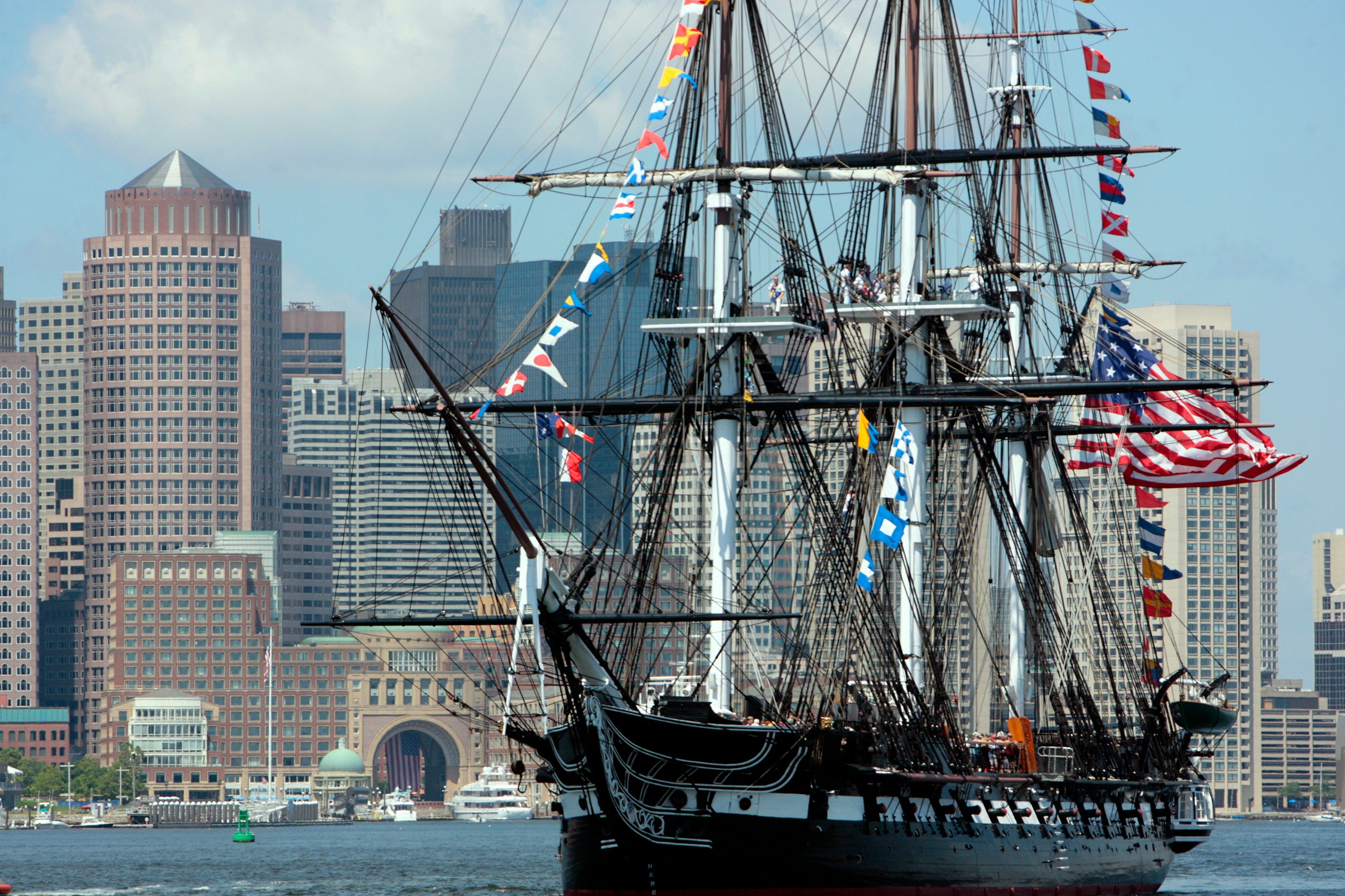 USS Constitution and the Charlestown Navy Yard - Old Ironsides Afloat