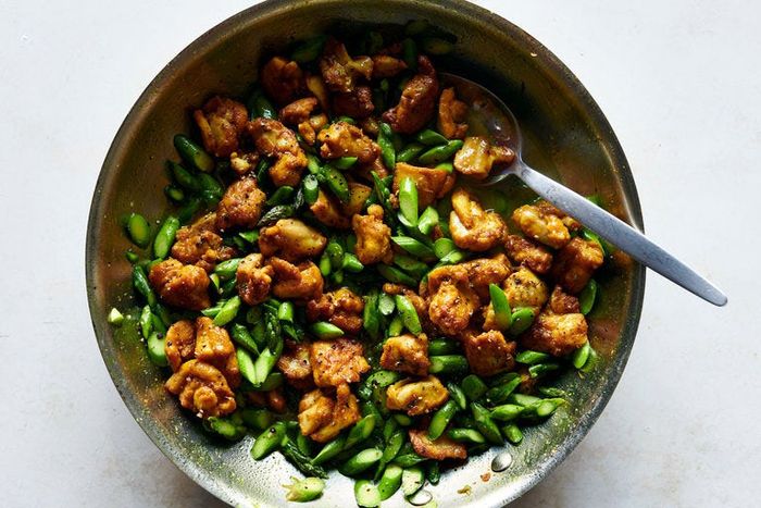 Turmeric Black Pepper Chicken with Asparagus