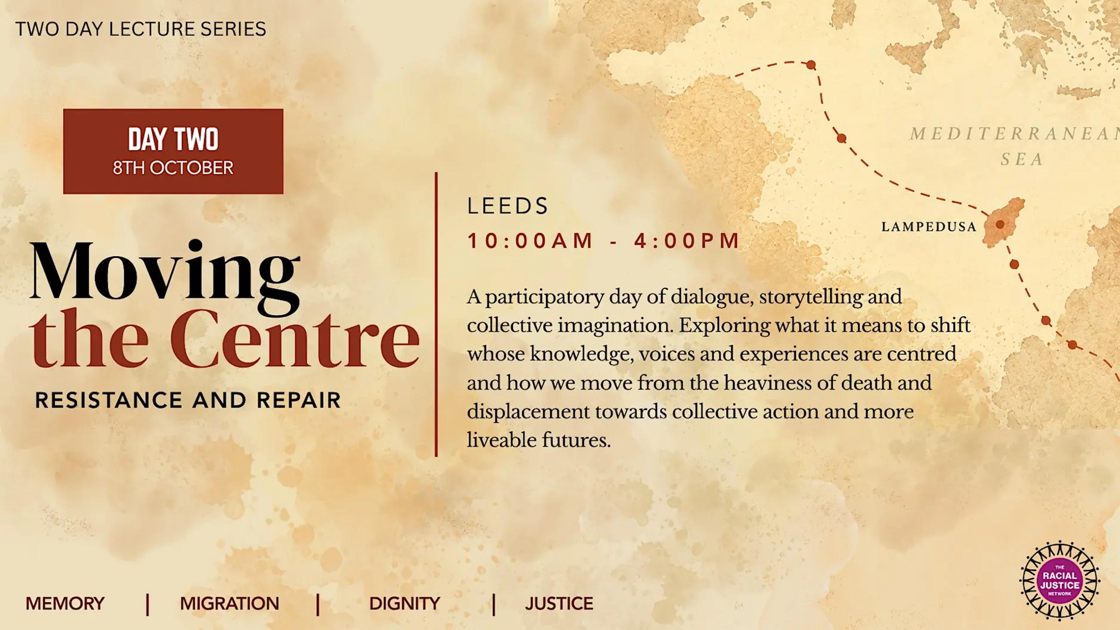 Psychic Tombs: Moving the Centre, Resistance and Repair - Day 2