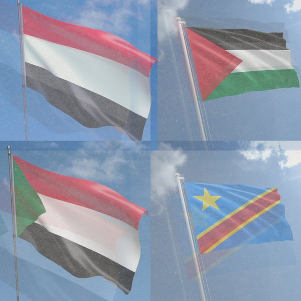 Standing in solidarity with our siblings in Palestine, Sudan, the Democratic Republic of Congo and Yemen, against continued colonisation