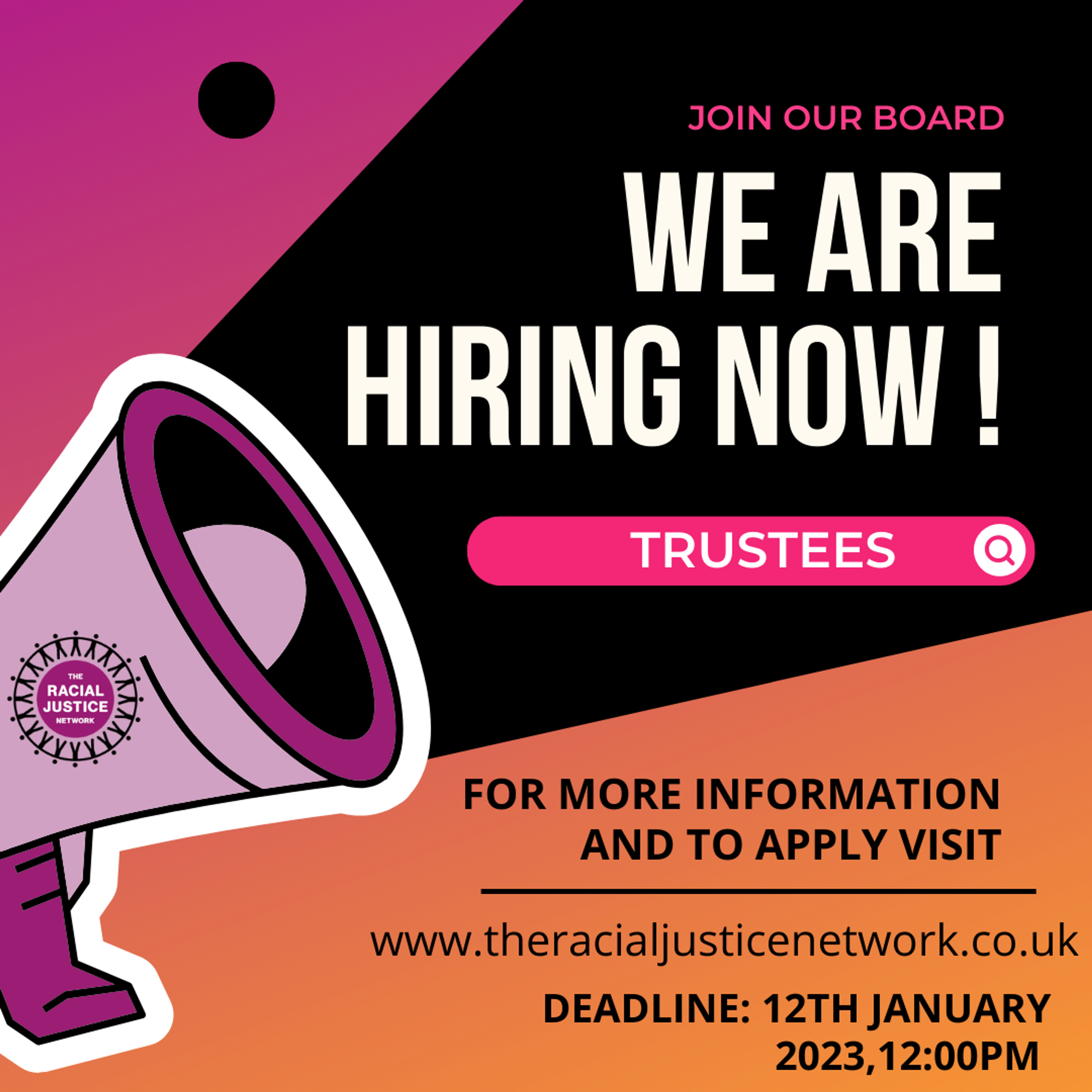 Join our Board of Trustees