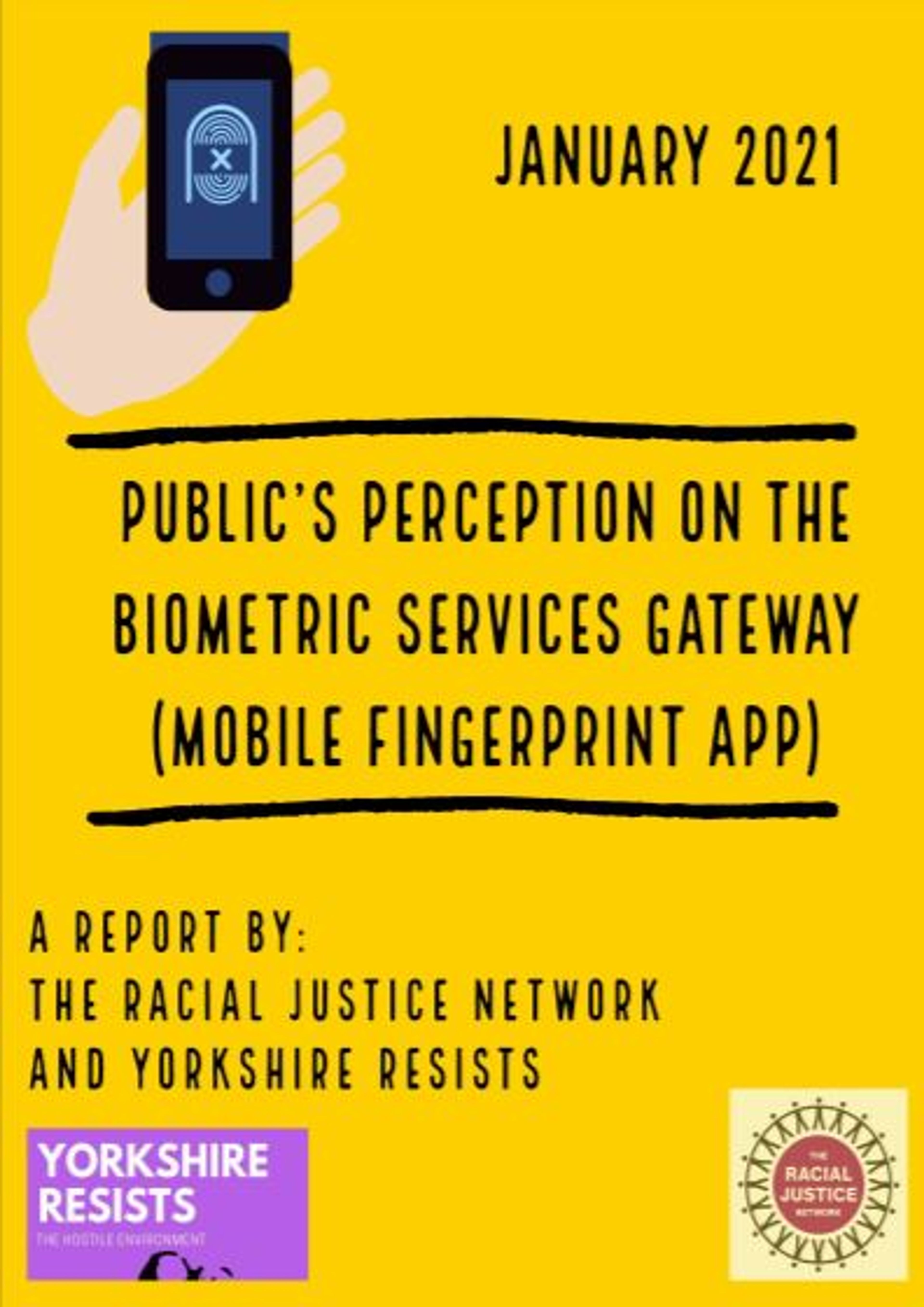 Report on the public perception of police fingerprint scanning
