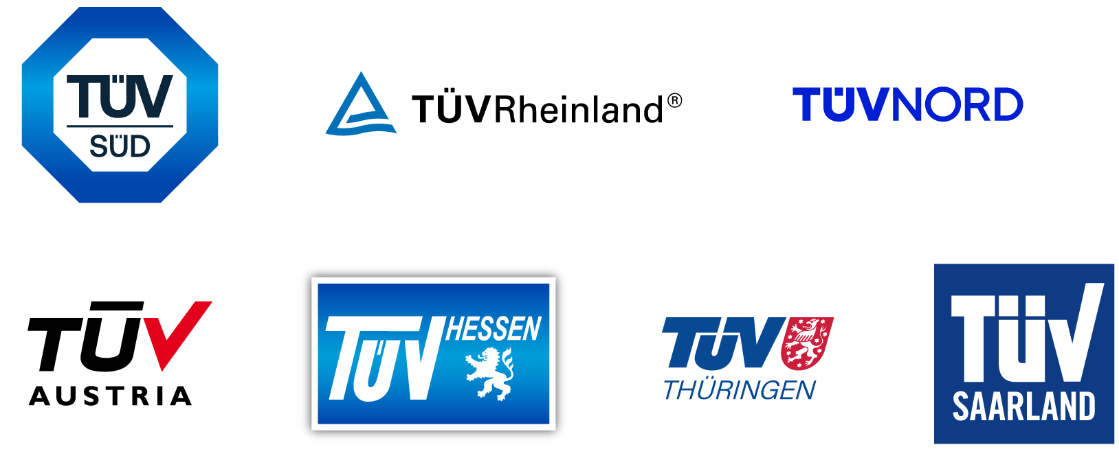 Logos TÜV Konzerne